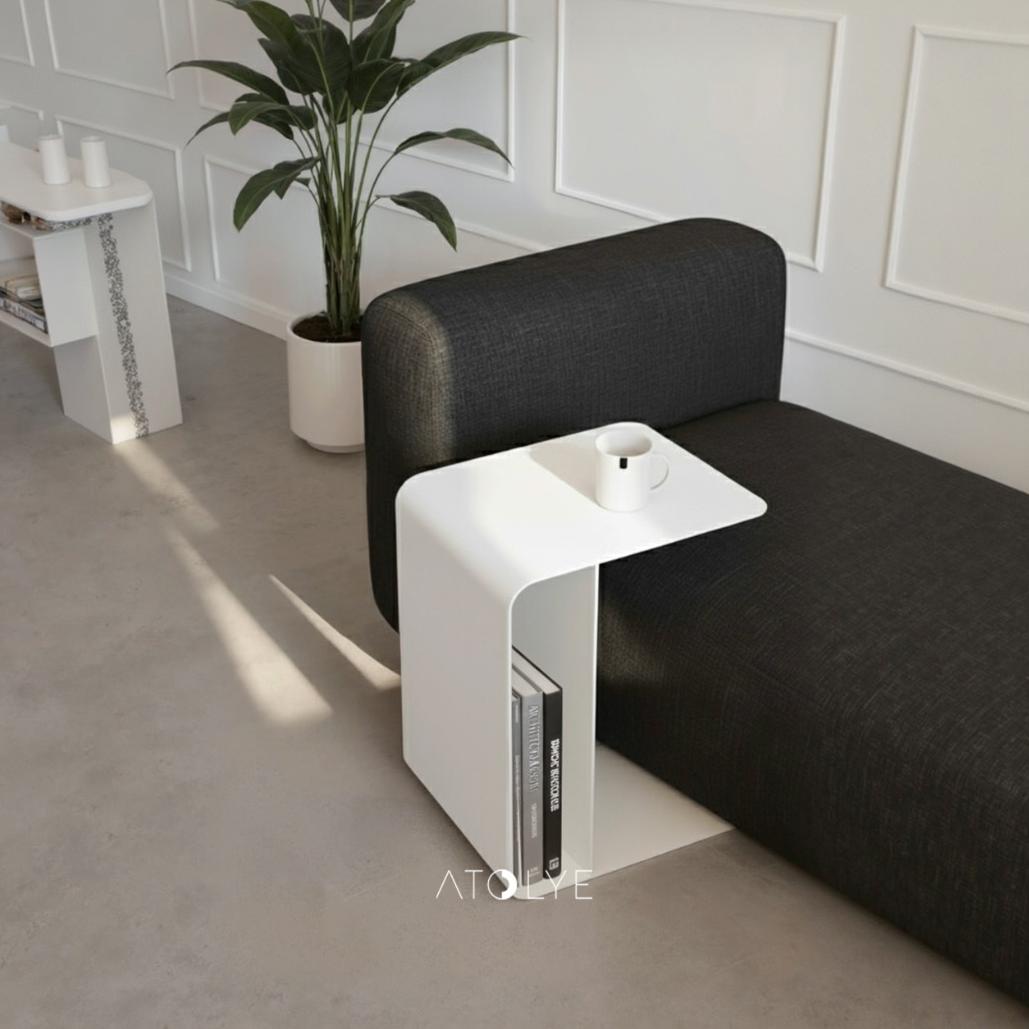 Mensa II – Minimal Metal Sehpa (Boyalı Çelik)