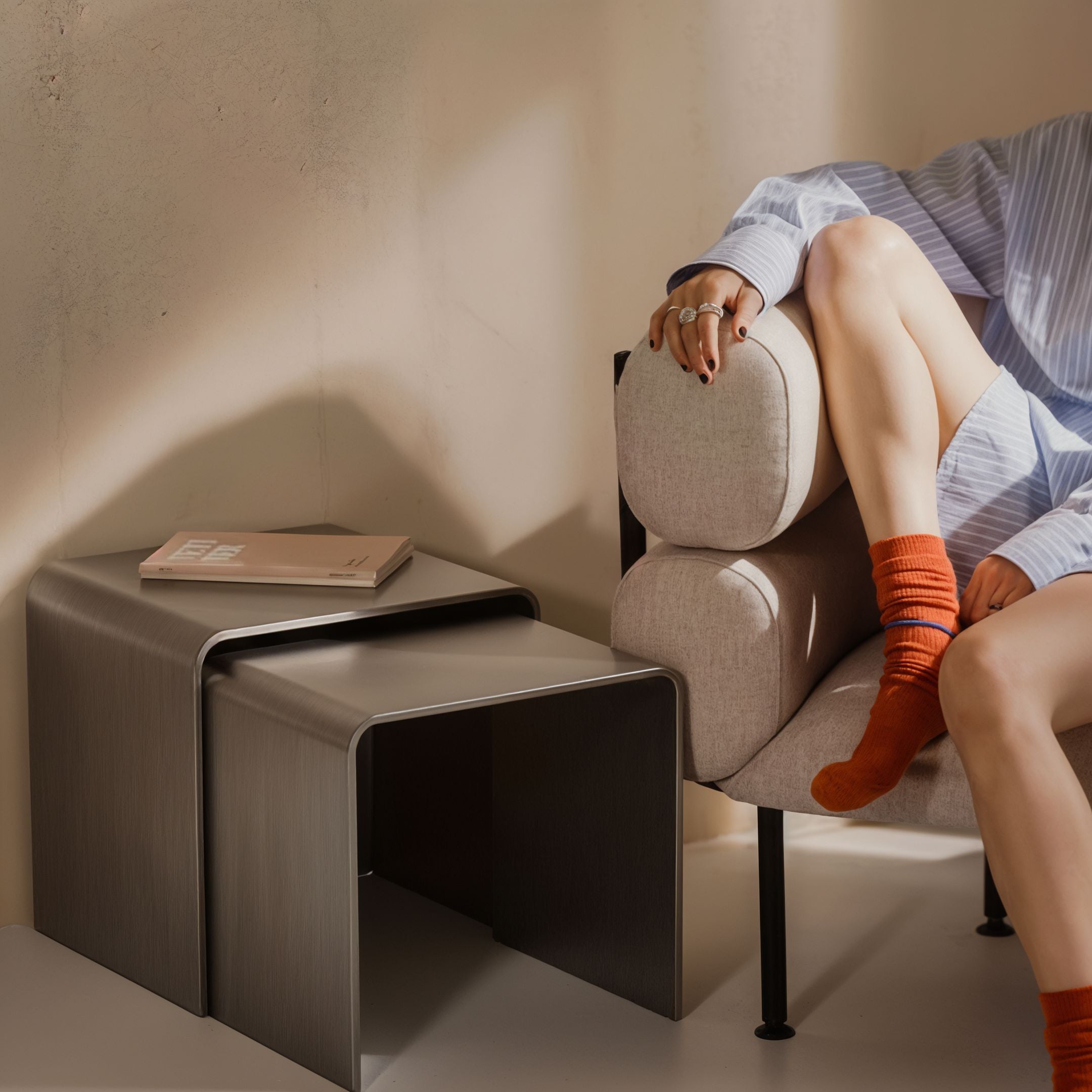 Mensa Paslanmaz Çelik Zigon Sehpa