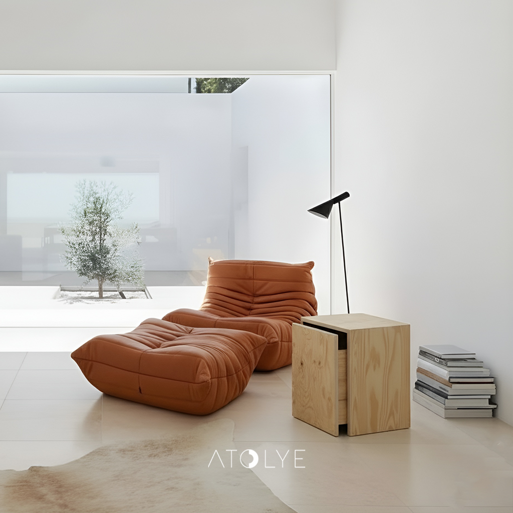 Pectus Ahşap Çekmeceli Komodin