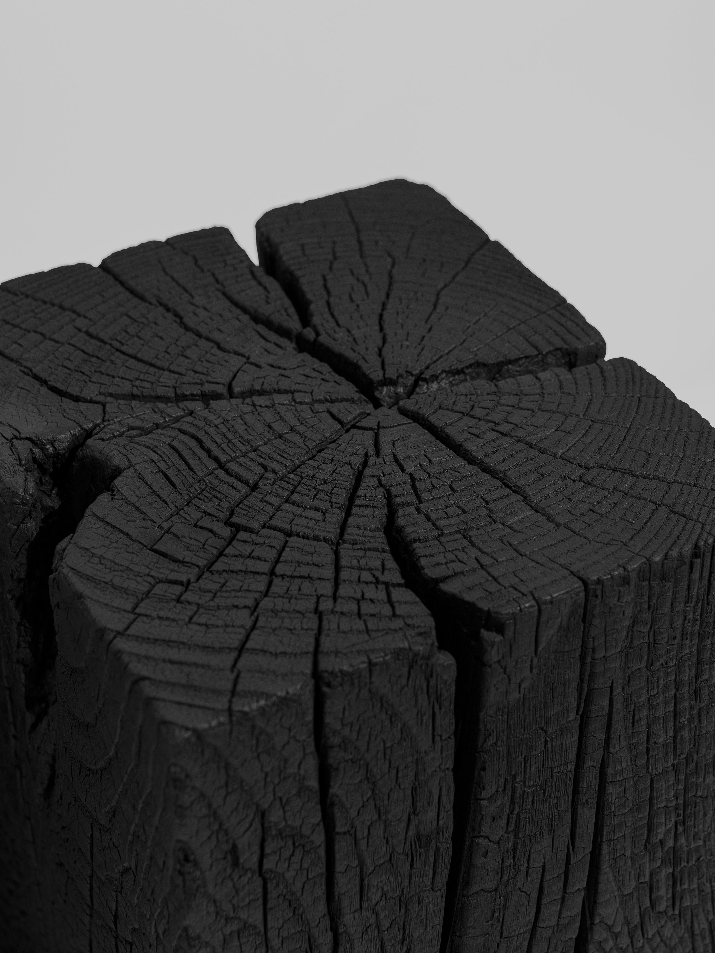 Togo Kütük Yan Sehpa - Yakisugi El İşçiliği