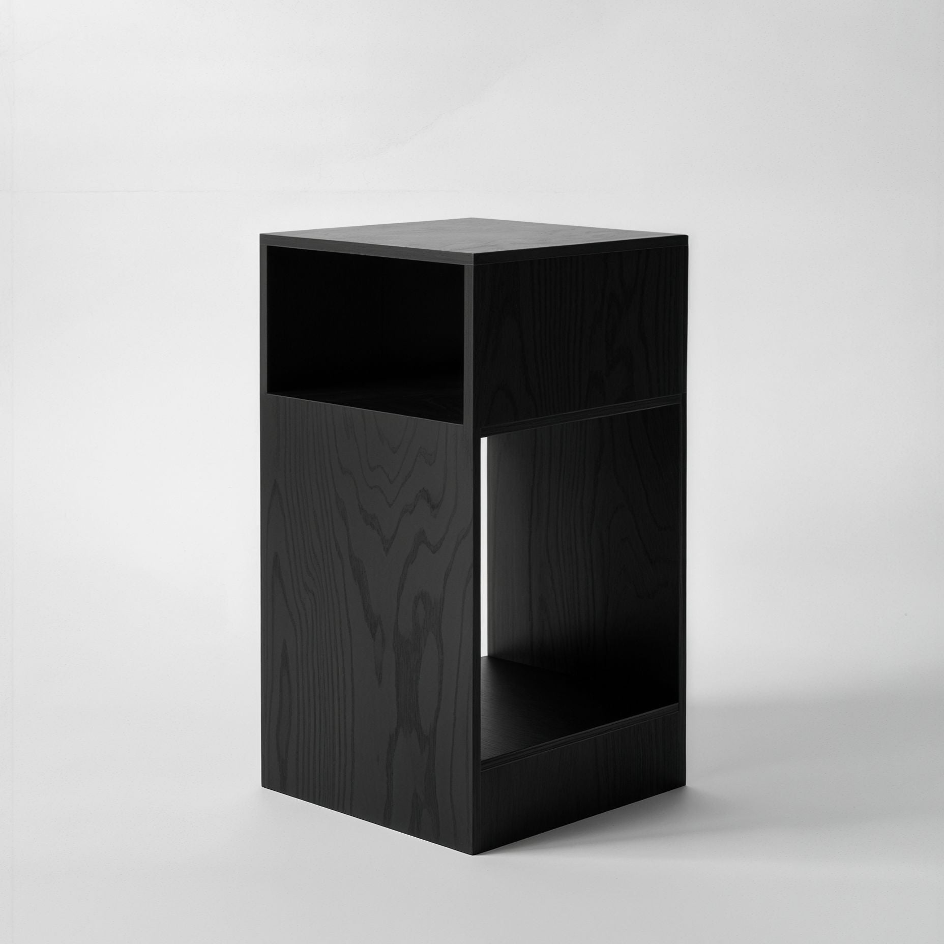 Ansa Yakisugi El İşçiliği Ahşap Yan Sehpa