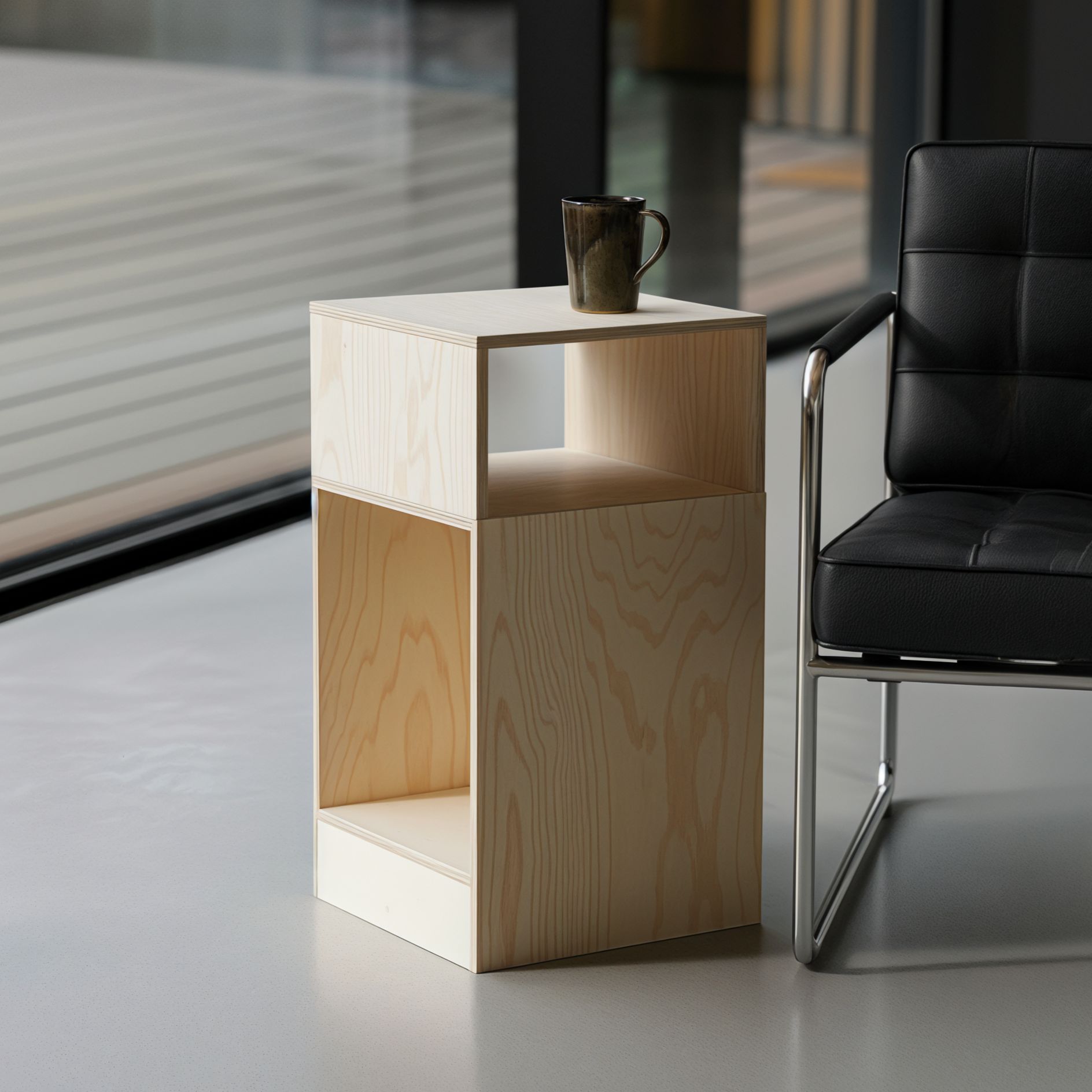 Ansa Ahşap Yan Sehpa